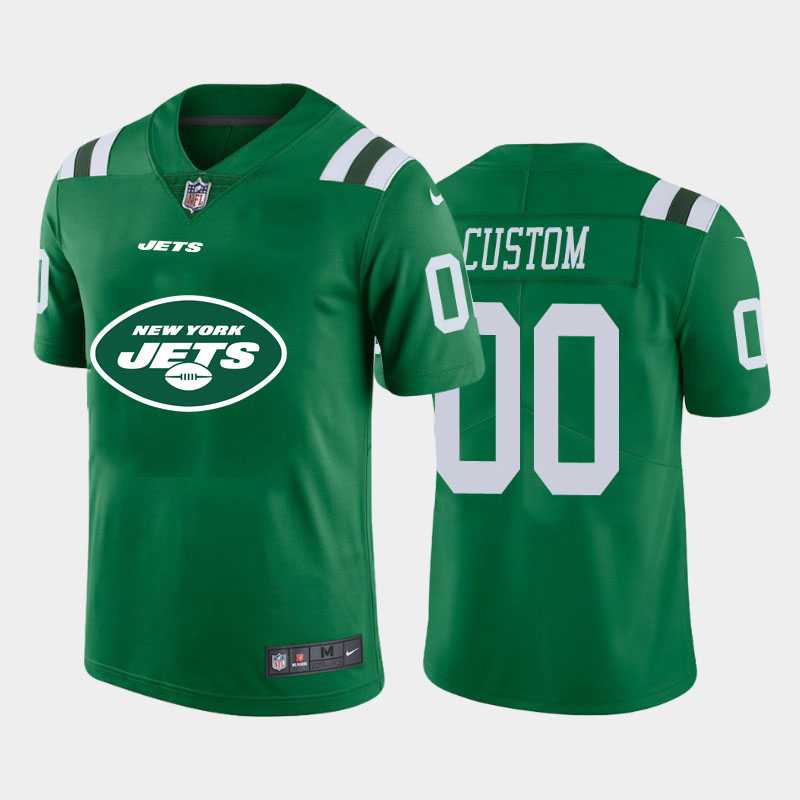 Nike Jets Customized Green Team Big Logo Vapor Untouchable Limited Jersey,We sell and wholesale Nike Jets Customized Green Team Big Logo Vapor Untouchable Limited Jersey on line form chian!